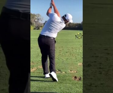Jon Rahm Iron Swing Slow Motion