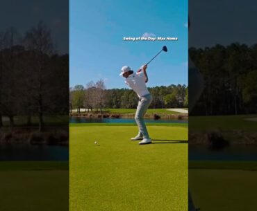 Tour Pro, Max Homa Breaks Out a Must-See Swing Move! #golfswing #golfer #golf