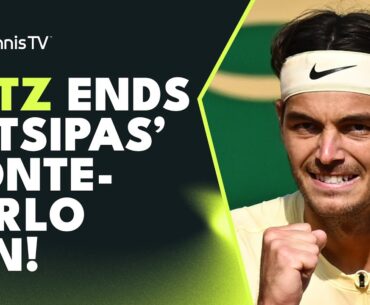 Taylor Fritz Knocks Out Defending Champion Tsitsipas! | Monte-Carlo 2023 Highlights