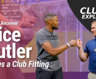 Former NFL Receiver Brice Butler Gets Fitted for Golf Clubs at GOLFTEC HQ