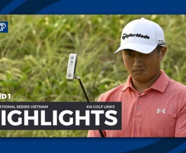 Faultless 64 sees Bai Zhengkai lead | Round 1 highlights | International Series Vietnam 2023