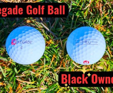 Renegade Golf Ball | First Black Owned Golf Ball Company!
