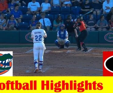 #9 Georgia vs #15 Florida Softball Game Highlights 4 14 2023