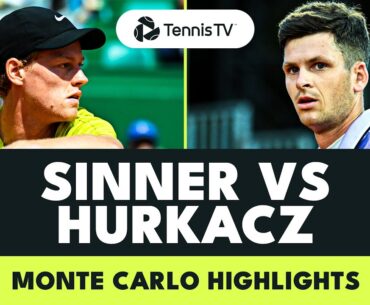 Jannik Sinner vs Hubert Hurkacz Highlights | Monte Carlo 2023