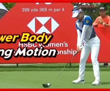 LPGA "Atthaya Thitikul" Fantastic Lower Body Swing & Slow MotionsㅣIron Wood Driver