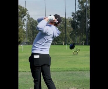Justin Thomas au practice avec le TSR