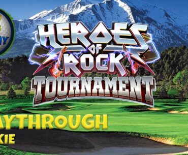 Golf Clash, Playthrough, Hole 1-9 - ROOKIE, The Heroes of Rock Tournament!