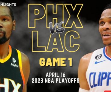 Phoenix Suns vs LA Clippers Full Game 1 Highlights | Apr 16 | 2023 NBA Playoffs