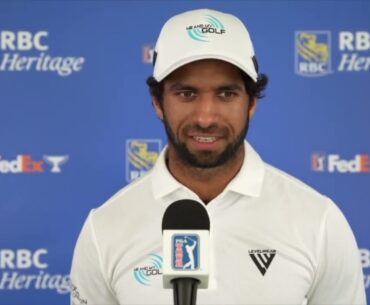 Aaron Rai Friday Flash Interview 2023 RBC Heritage © PGA Tour