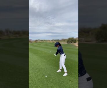Best Sound In The World 🏌️‍♀️ Nishtha Madan wearing Galvin Green. #galvingreen #golfswing #golf