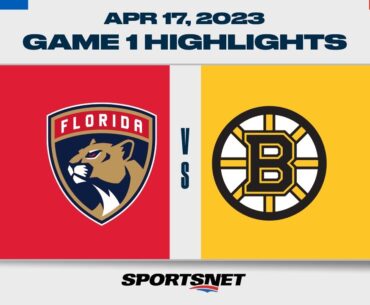NHL Game 1 Highlights | Panthers vs. Bruins - April 17, 2023