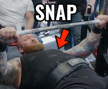 Hafthor RUPTURES PEC - Doctor Reacts to Thor Bjornsson Injury