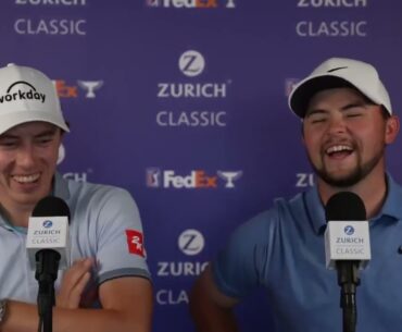 Alex Fitzpatrick and Matt Fitzpatrick Thursday Interview 2023 Zurich Classic New Orleans © PGA Tour