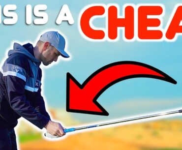 This feels like I'm CHEATING the BACKSWING IT'S SO EASY (golf swing tips)
