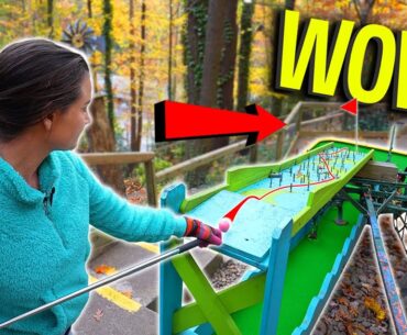 Must Play ONE OF A KIND Mini Golf Course on the Side of a Mountain!