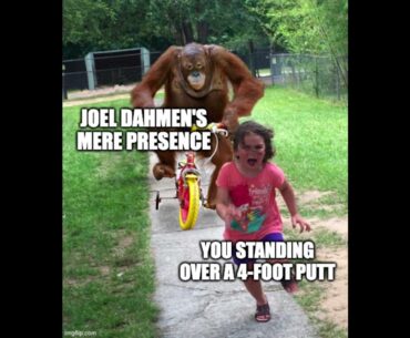 The emotions you’ll feel playing a round of golf with Joel Dahmen. Tap the link in bio.#travismathew