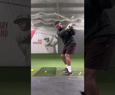 Golf swing drills with an 8 iron #golf #golfswing #golfshort #golfer #reels #foryou #golftips