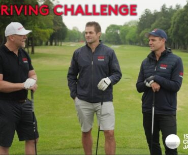 All Blacks and England Rugby legends take on rapid fire golf challenge