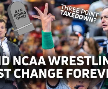 THE RULES OF WRESTLING MIGHT NEVER BE THE SAME