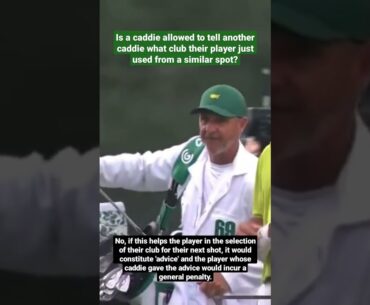 Brooks Caddie Incident - Golf Rules Explained