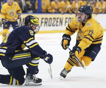 Quinnipiac vs. Michigan: 2023 NCAA Frozen Four semifinal highlights