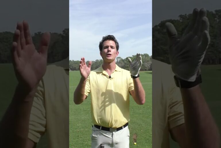 Trump golf video Trump Hits Golf Ball Into the Water in Feeble Swing