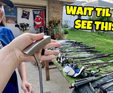 OVER 1,000 GOLF CLUBS AT THIS YARD SALE!!