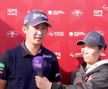 Rikuya Hoshino Saturday Flash Interview 2023 ISPS Handa Championship © DP World Tour
