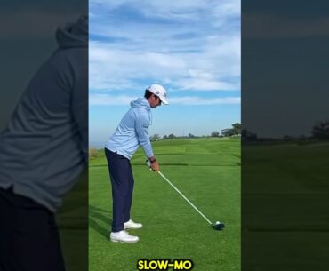 Davis Riley Driver Swing (SLOW MOTION) #golf #shorts