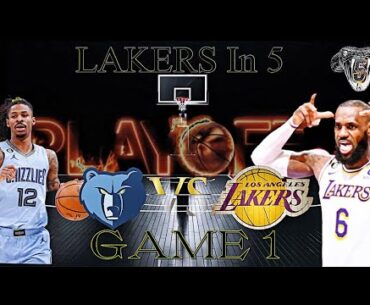 Los Angeles Lakers vs Memphis Grizzlies Game 1 Preview