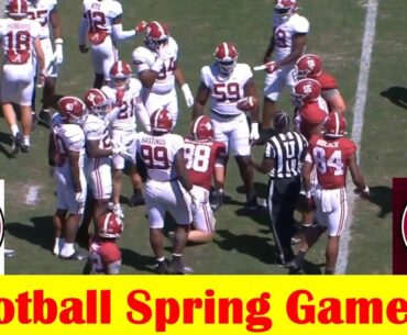 (Second half) Team Crimson vs Team White, 2023 Alabama Football Spring Game Highlights