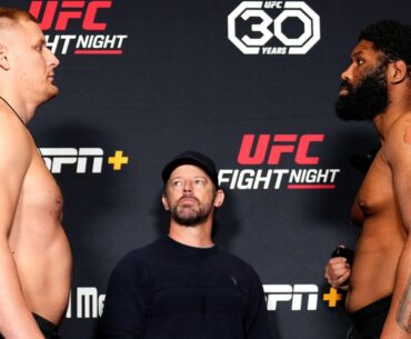 UFC Vegas 71: Weigh-In Faceoffs