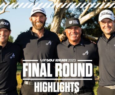 Final Round Highlights | LIV Golf Adelaide