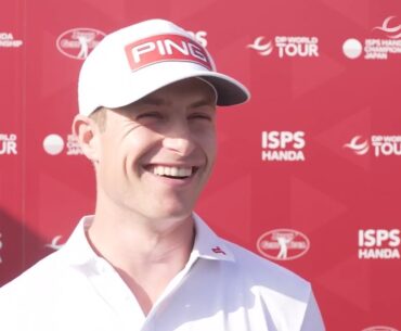 Calum Hill Sunday Press  Interview 2023 ISPS Handa Championship © DP World Tour