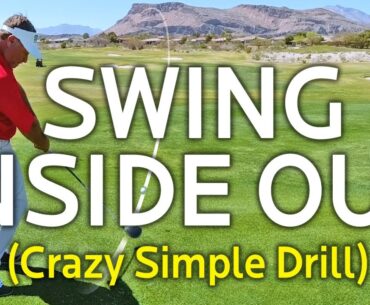 Inside Out Golf Swing Drill (Crazy Simple)