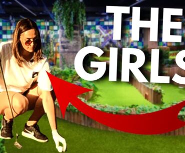 Taking On THE GIRLS At Mini Golf... HOW DID THIS HAPPEN!!!