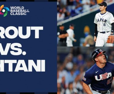 Matchup of a lifetime! Shohei Ohtani faces Mike Trout with the World Baseball Classic on the line!
