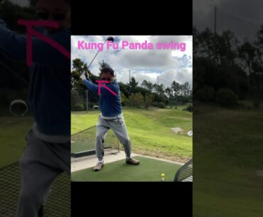 Slow motion of my unique golf swing
