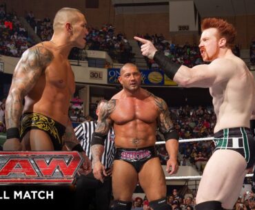 FULL MATCH —  Batista vs. Randy Orton vs. Sheamus – Triple Threat Match: Raw, April 26, 2010