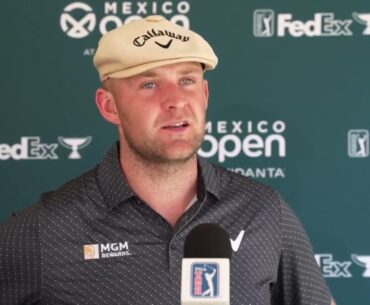 Harry Hall Thursday Flash Interview Day 1 2023 Mexico Open at Vidanta