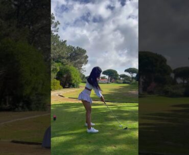 Beautiful golf day in Portugal🦋 #golfswing #golfgirl #golfcourse #golf