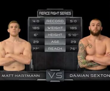 Matt Hartmann vs Damian Sexton (Fierce Fight Series: Heavy Hitters)