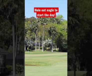 Great way to start your round! 🎯 #golf #teamaj #golfswing