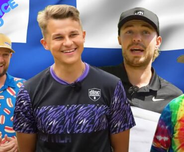 The Finns join Jerm & Uli in Arkansas! | Jonesboro Open Practice Round F9 | Jomez