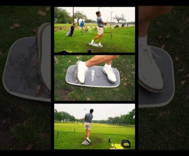WATCH this College Golfer transfer his weight in the golf swing