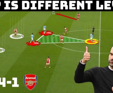 How Pep Guardiola Destroyed Arsenal | Tactical Analysis Manchester City 4-1 Arsenal |
