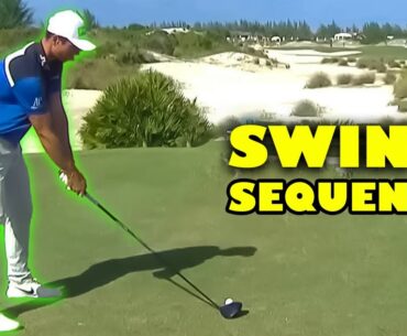 VIKTOR HOVLAND GOLF SWING SLOW MOTION - PGA - BEST GOLF SWING -IRON DRIVER WOOD SWING