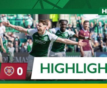 Highlights: Hibernian 1 Hearts 0 | cinch Premiership