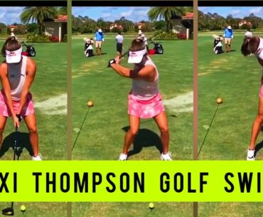 Lexi Thompson Golf Swing - Slowmo