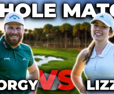 Can I beat this -3 handicap GIRL playing from HER TEES? (she’s tossing clubs)